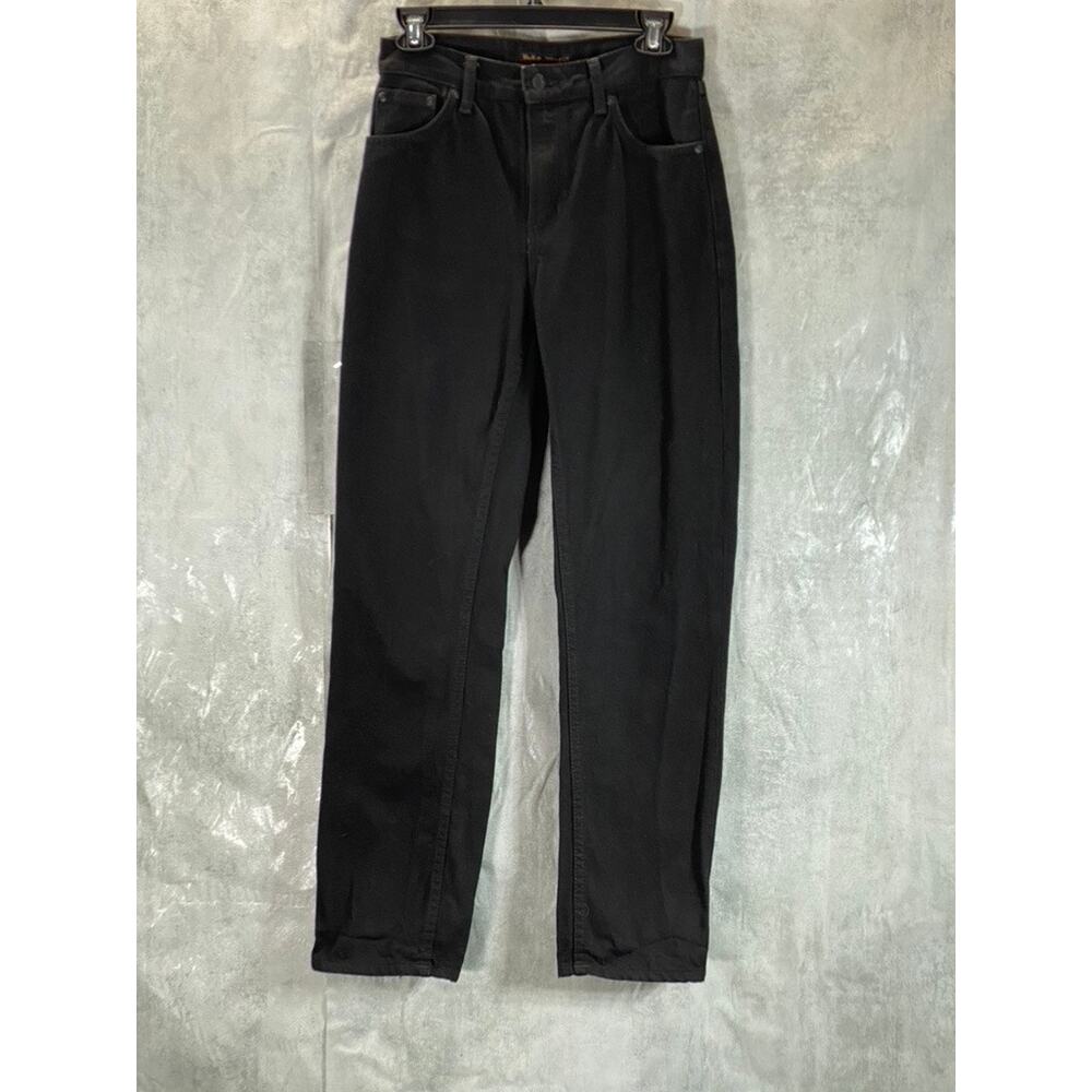 NUDIE JEANS Men's Black Soul Lofty Lo Denim Jeans SZ 26X30